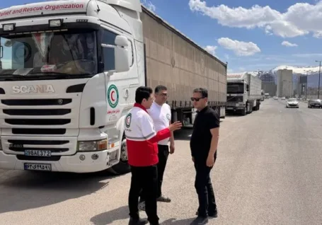 ورود کمک های بشردوستانه از عراق، ازبکستان و قزاقستان به ایران