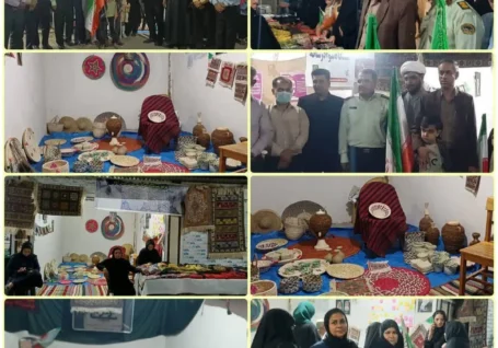 نمایشگاه صنایع دستی در شهرستان عنبرآباد کرمان برگزار شد