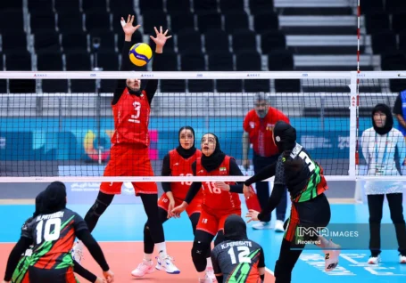 دختران والیبال ایران در دومین دیدار کاوا مقابل سریلانکا