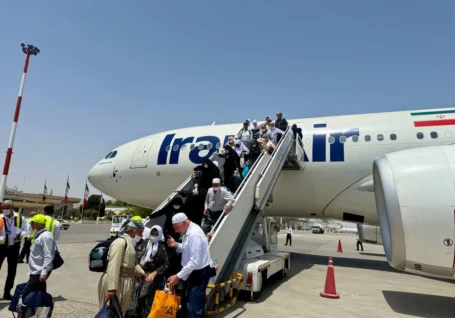 فرودگاه شیراز میزبان عملیات بازگشت زائران حج تمتع ۸ استان کشور