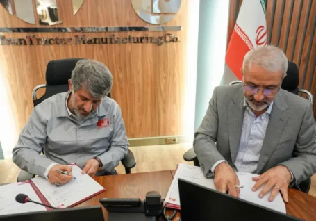 تفاهم نامه همکاری یک همتی شهرداری کرج و تراکتورسازی ایران برای تأمین ناوگان خدمات شهری