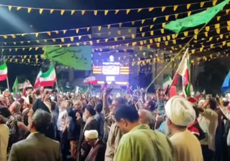 نود و یکمین شب از تجمع حماسی مردم اردستان