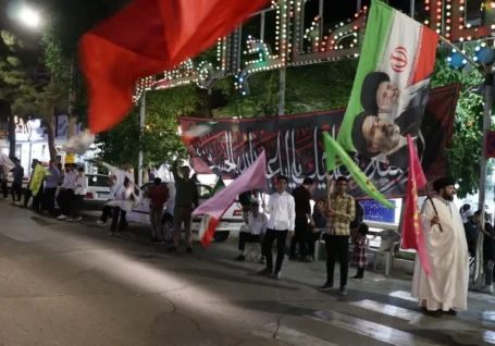 شهرستان مرزی تربت جام در نود و دومین شب از اجتماعات مردمی