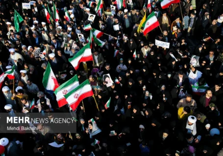 پخش پیام تشکر سید مجید موسوی در تجمع مردم