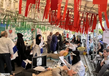 برپایی موکب خدمات پزشکی رایگان در جشن غدیر