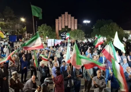 طنین «یا حیدر» میدان داری مردم خراسان جنوبی+عکس